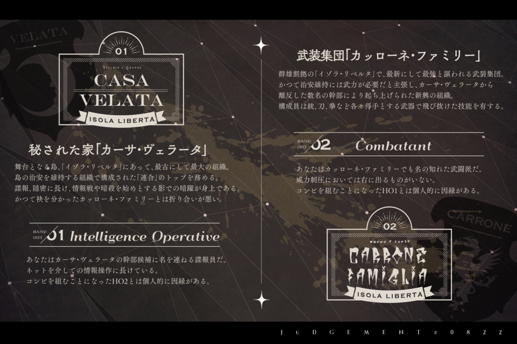 【CoC6版】JUDGEMENT#0822 ‖ SPLL:E192289