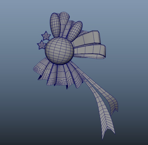 【3Dmodel】アイドルの髪飾り【Free】