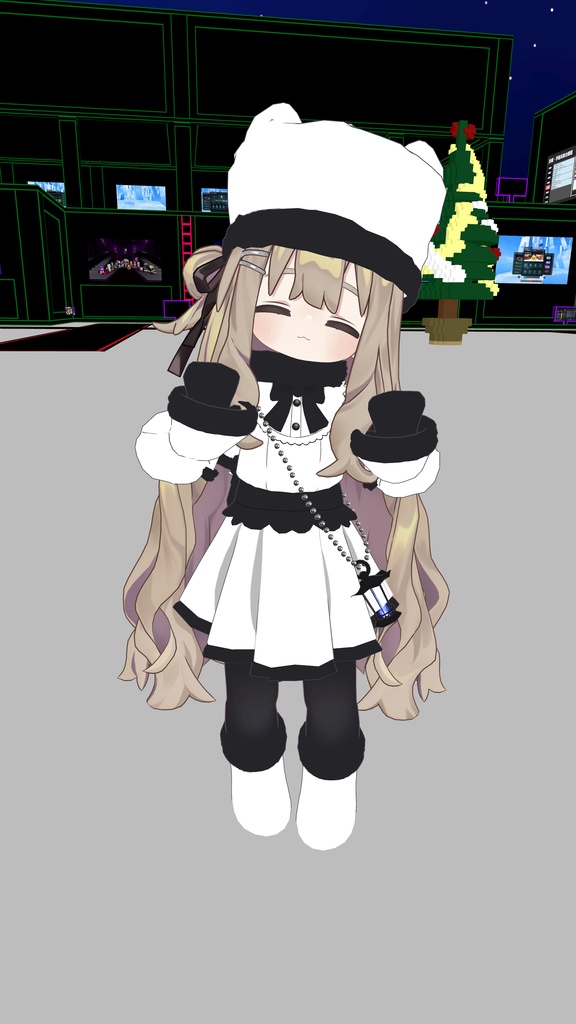 【VRC】ふわもこウィンターミニぽんちょ