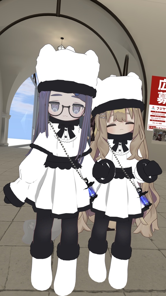 【VRC】ふわもこウィンターミニぽんちょ