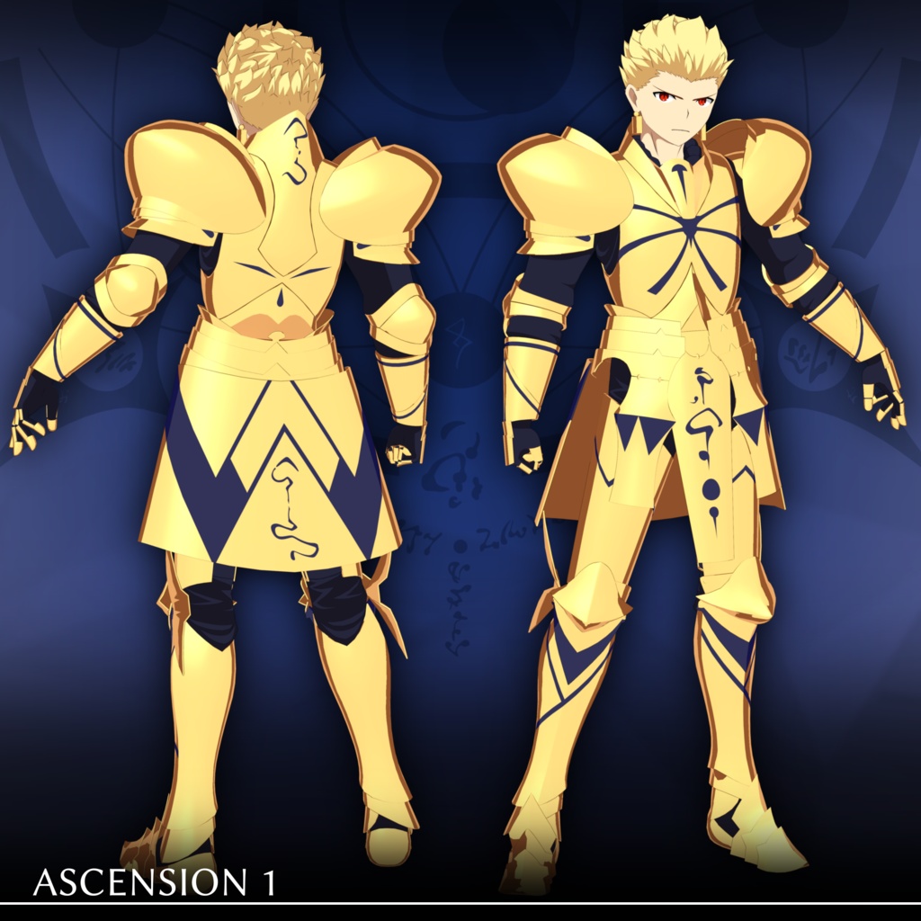 3Dアバター【英雄王】