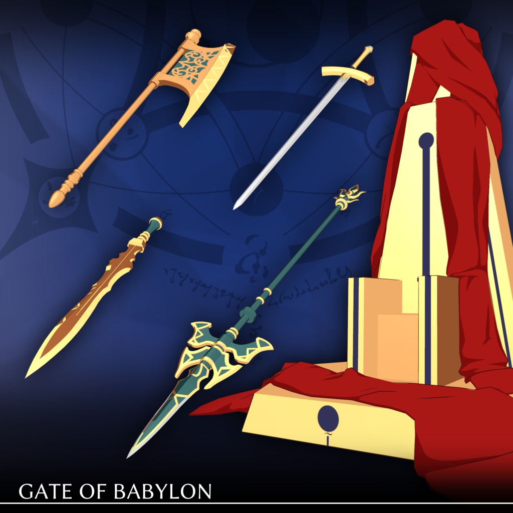 3Dアバター【英雄王】