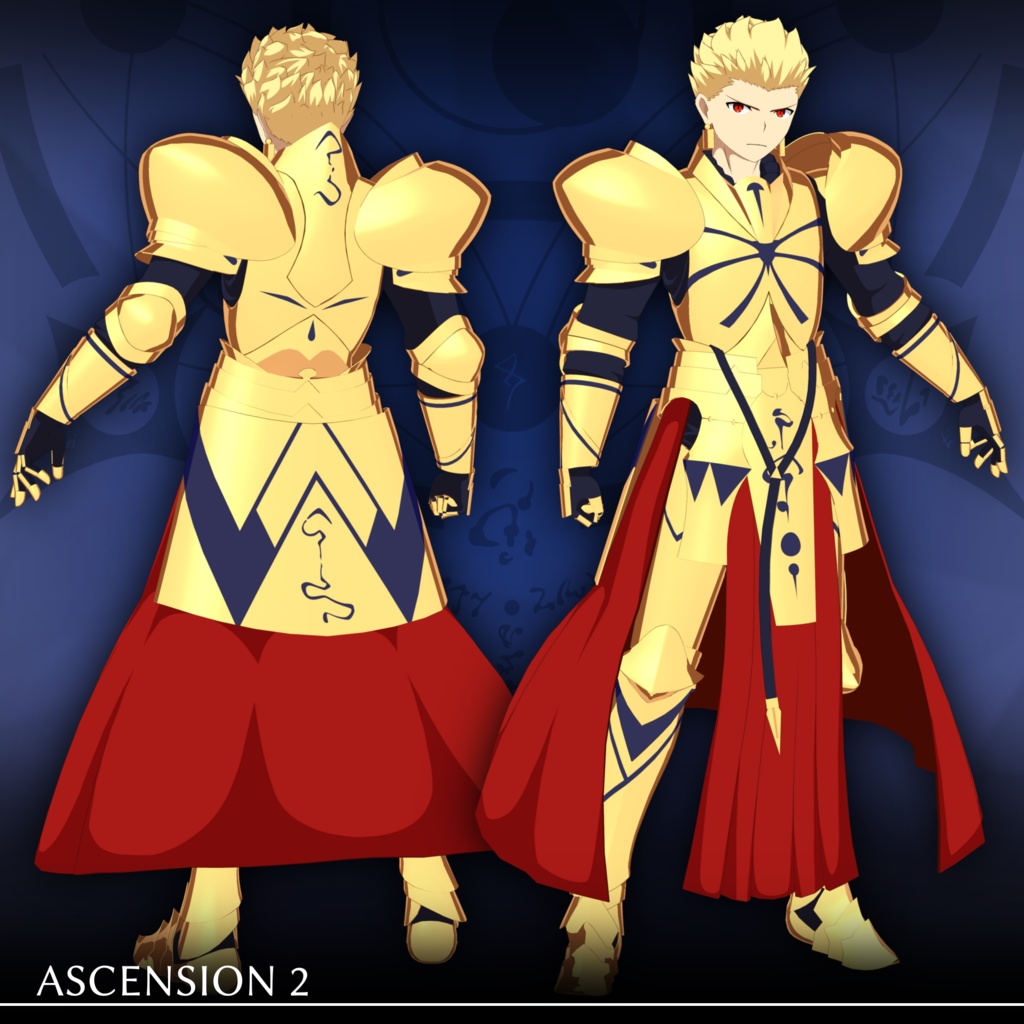 3Dアバター【英雄王】