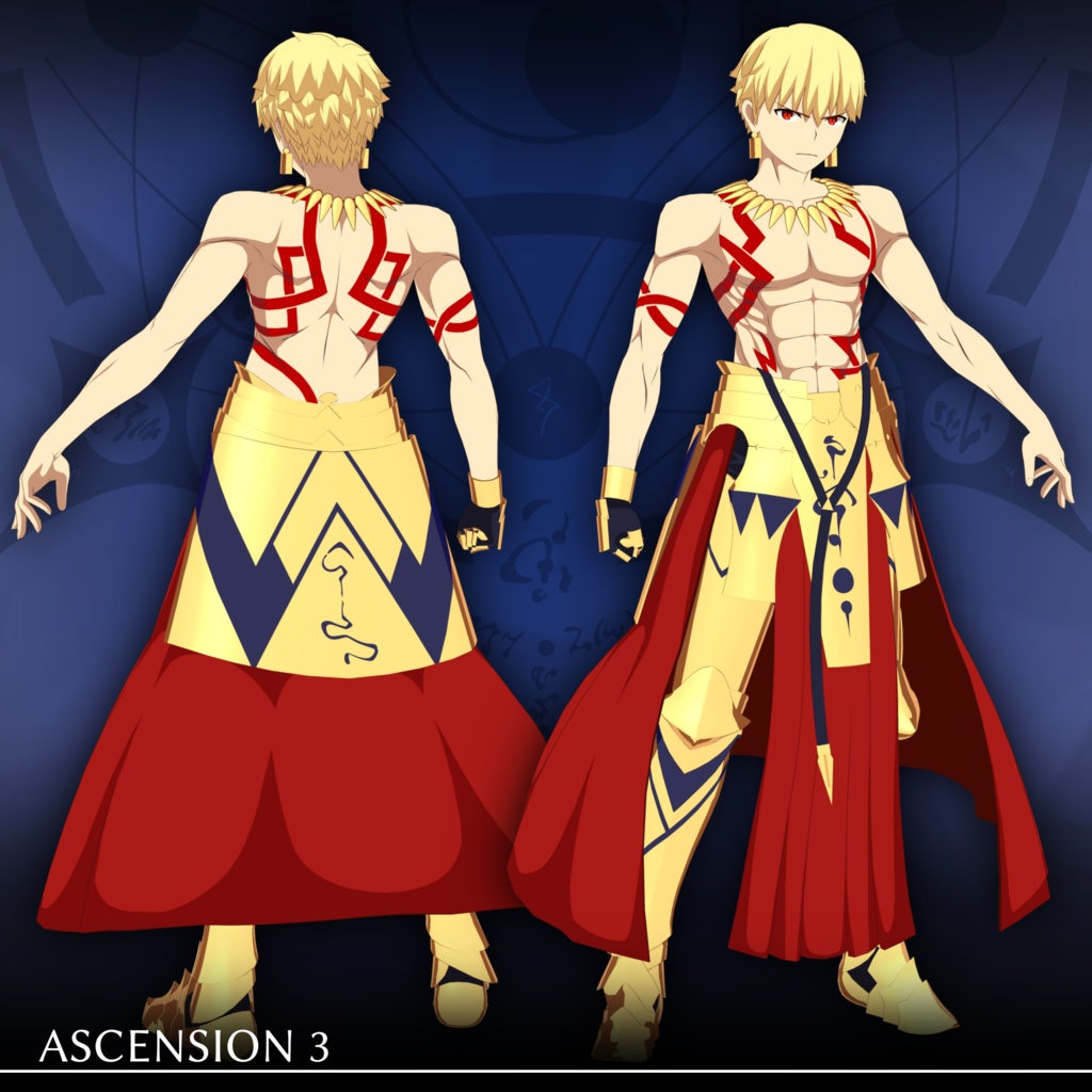 3Dアバター【英雄王】