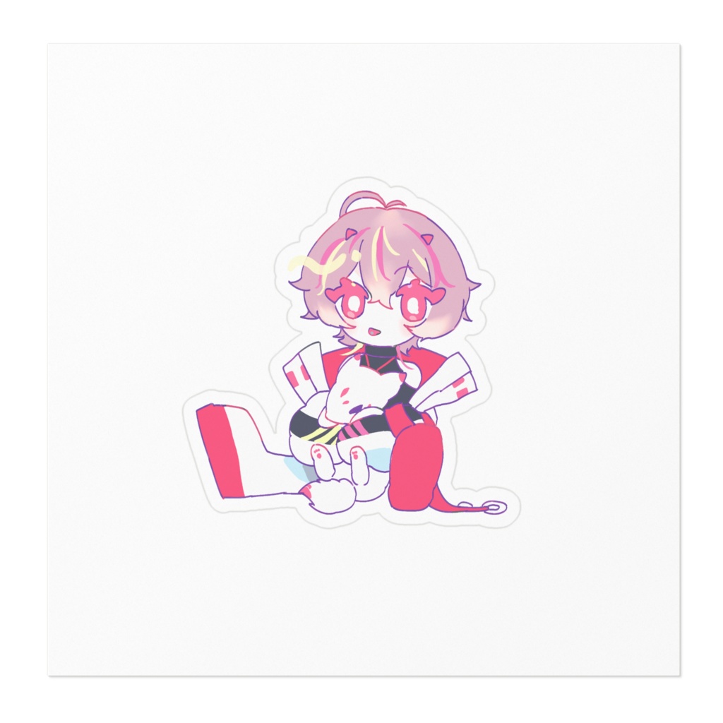 メラ・アカル2ヶ月記念ステッカー