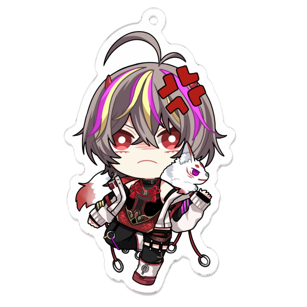 メラ・アカル 5ヶ月記念グッズ アクリルキーホルダー 怒り