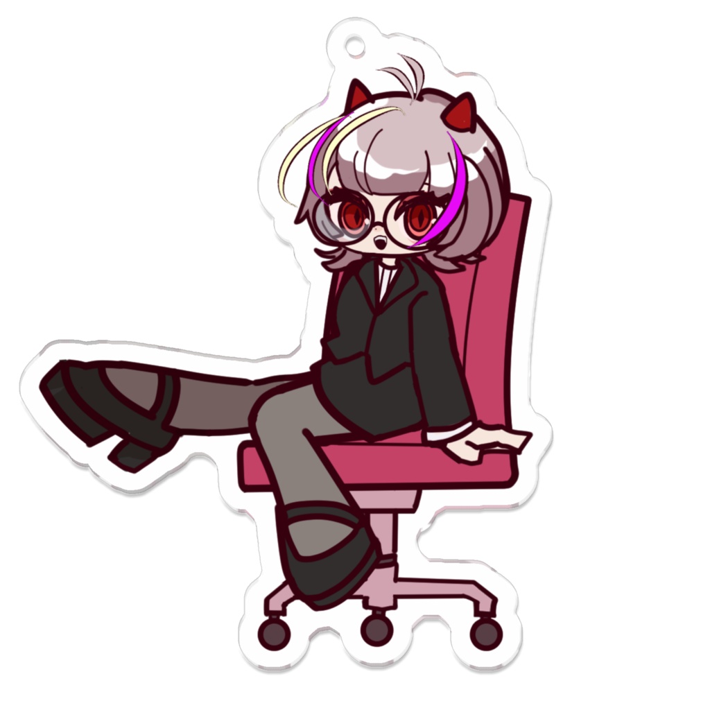 メラメラブファイア　社畜　アクキー