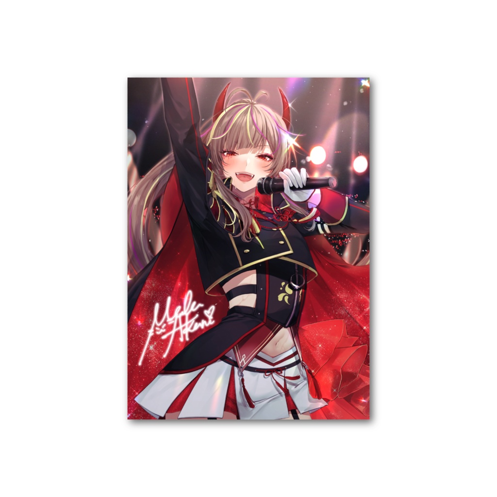 メラアカルフォト風カカード