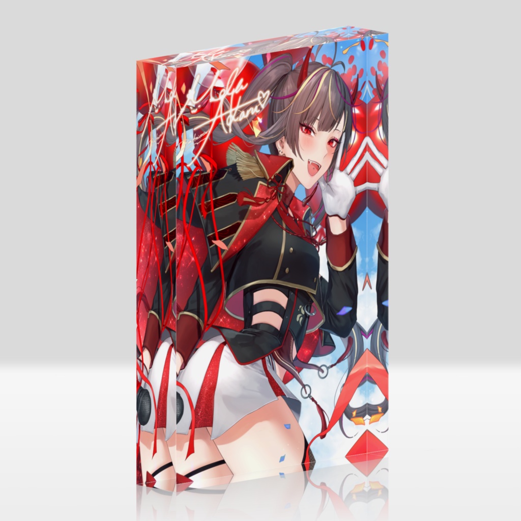 メラアカル3周年記念　アクリルブロック