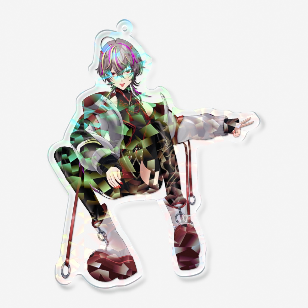 3D ホログラムアクリルキーホルダー