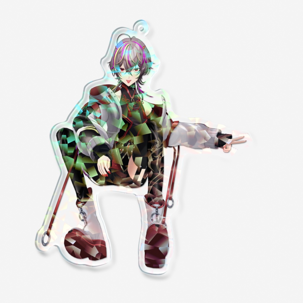 3D ホログラムアクリルキーホルダー