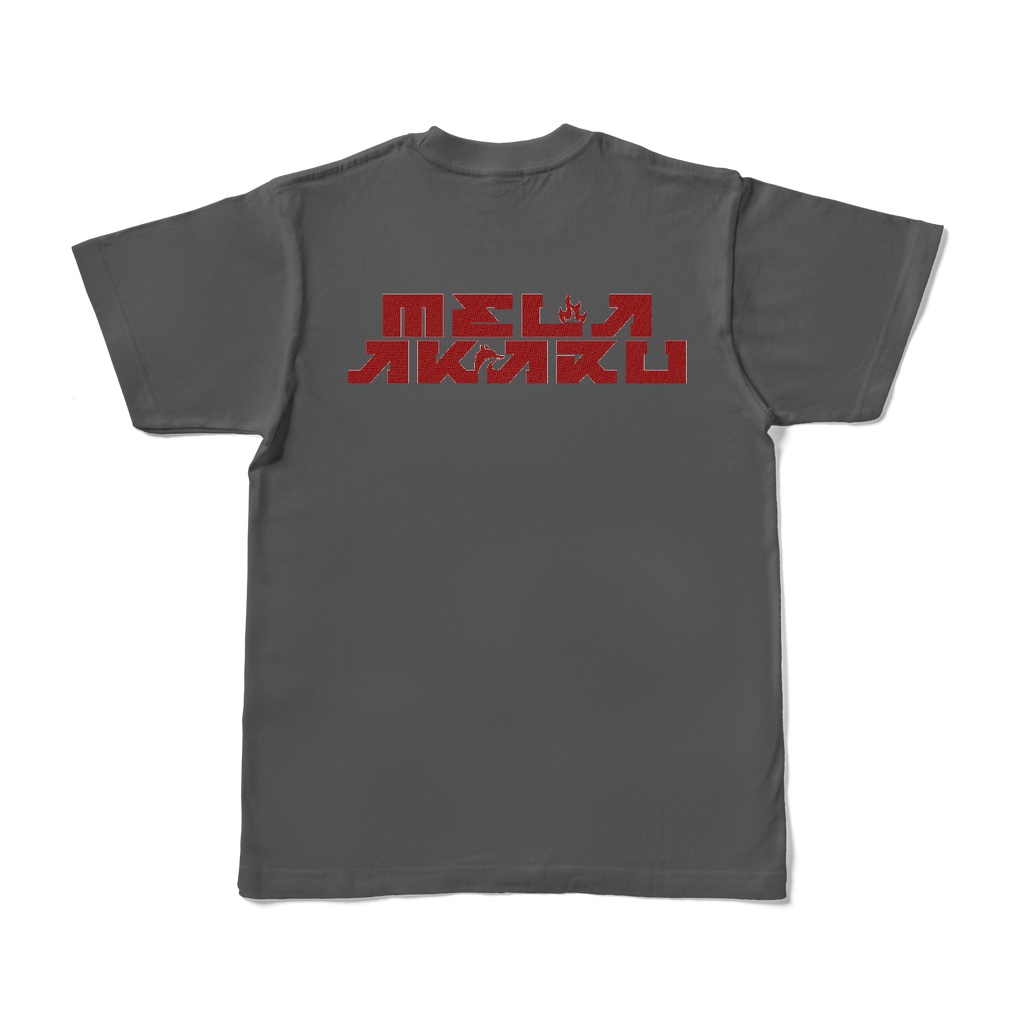 メラフェス記念 ちょっと値段張るごめんTシャツ濃いめグレー
