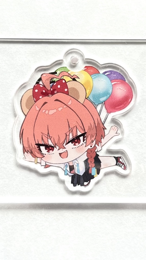 美甘ネル　風船アクリルキーホルダー