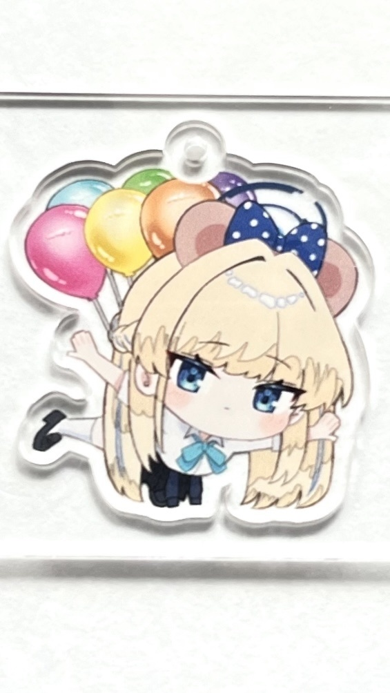 飛鳥馬トキ　風船アクリルキーホルダー