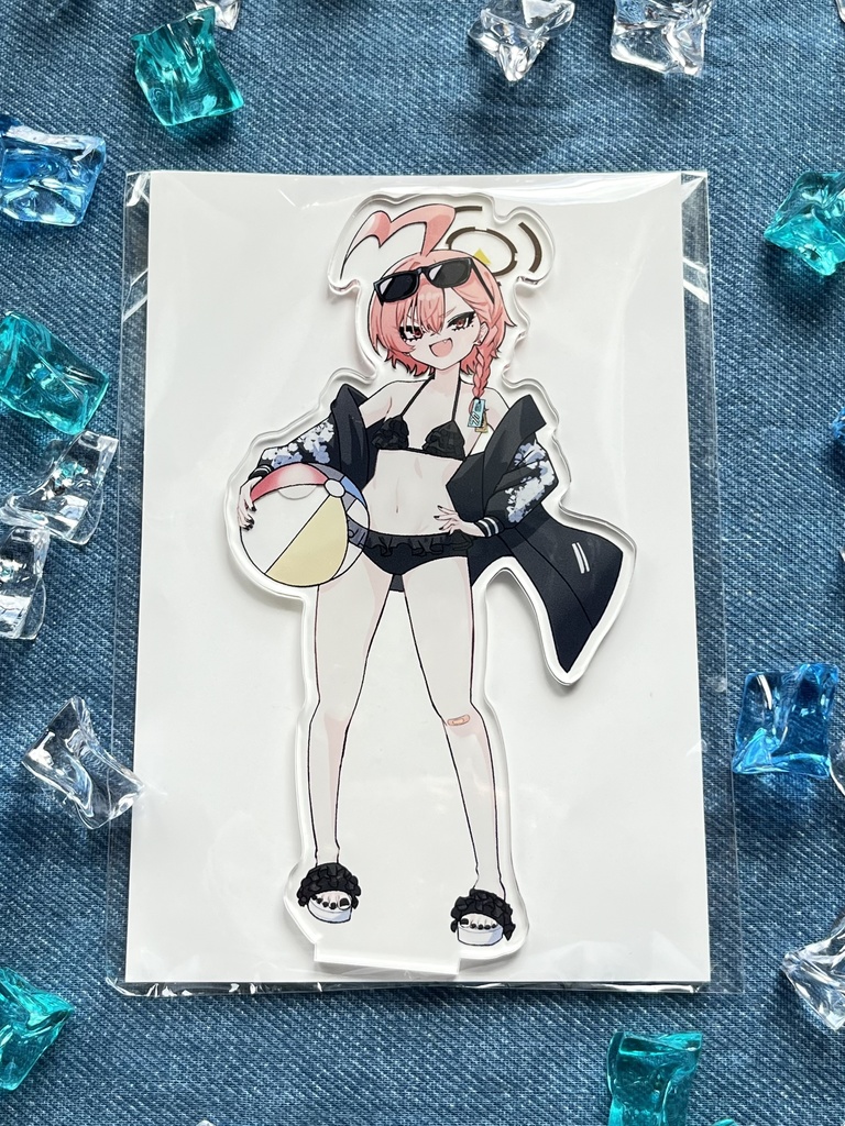 美甘ネル 水着アクリルスタンド(アクリルフィギュア) - 神山ときの - BOOTH