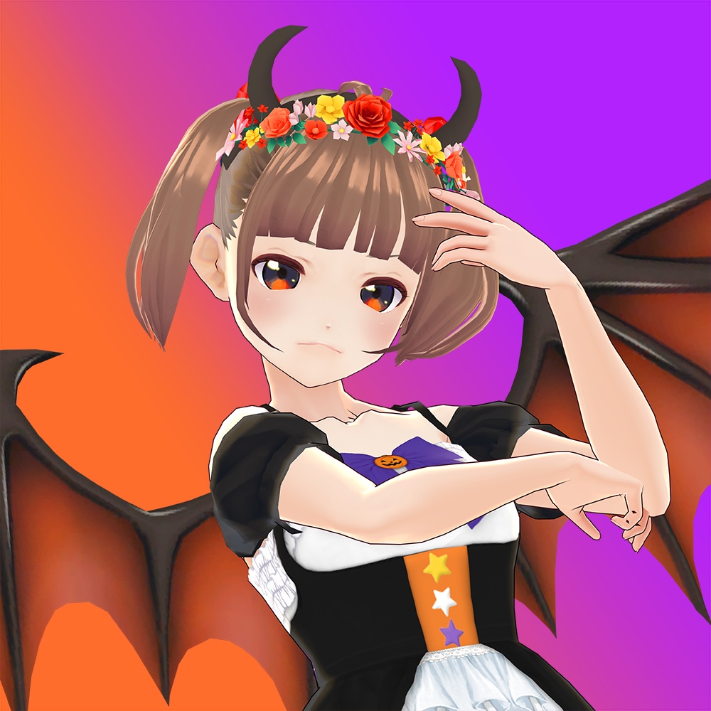 【VRoid Avatar】(female) nonoka_halloween 野乃花ハロウィン
