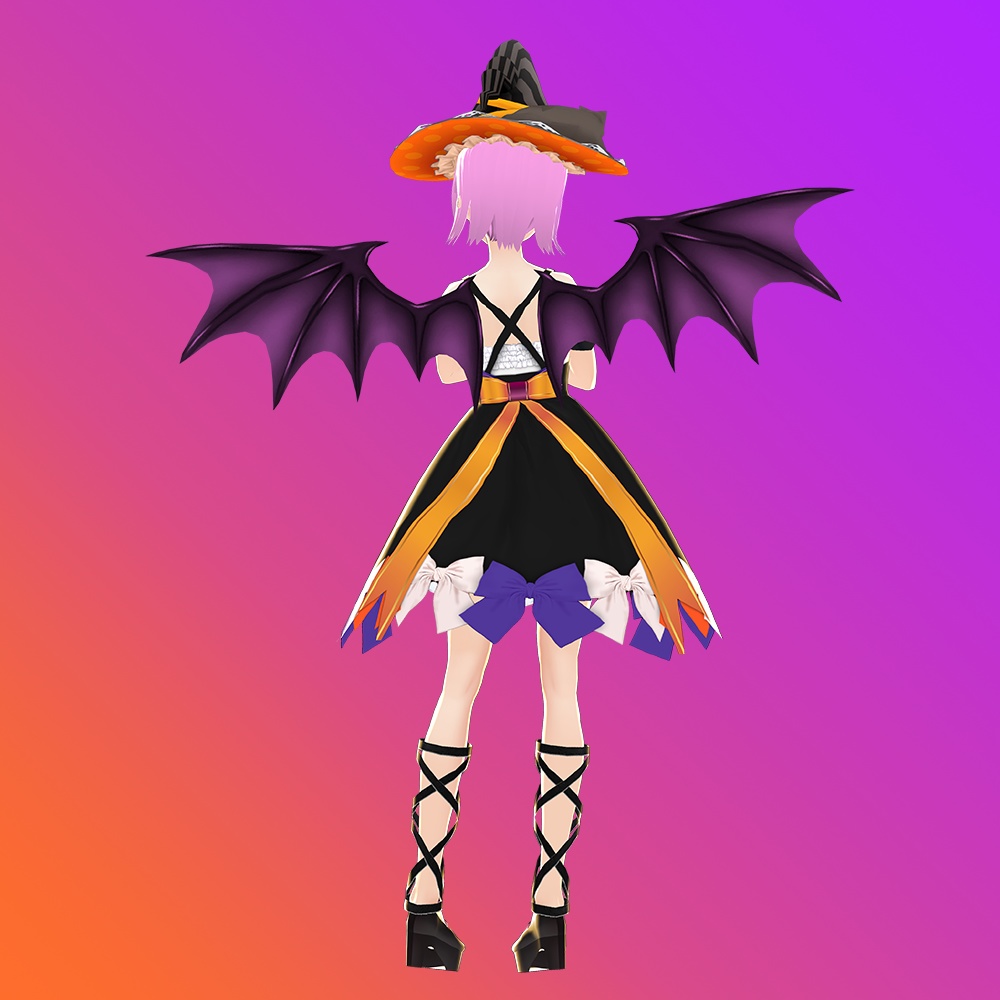 【VRoid Avatar】(female) lu_na_halloween ルーナ ハロウィン