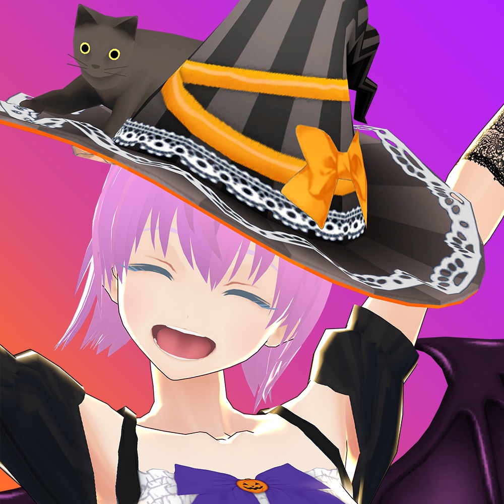 【VRoid Avatar】(female) lu_na_halloween ルーナ ハロウィン