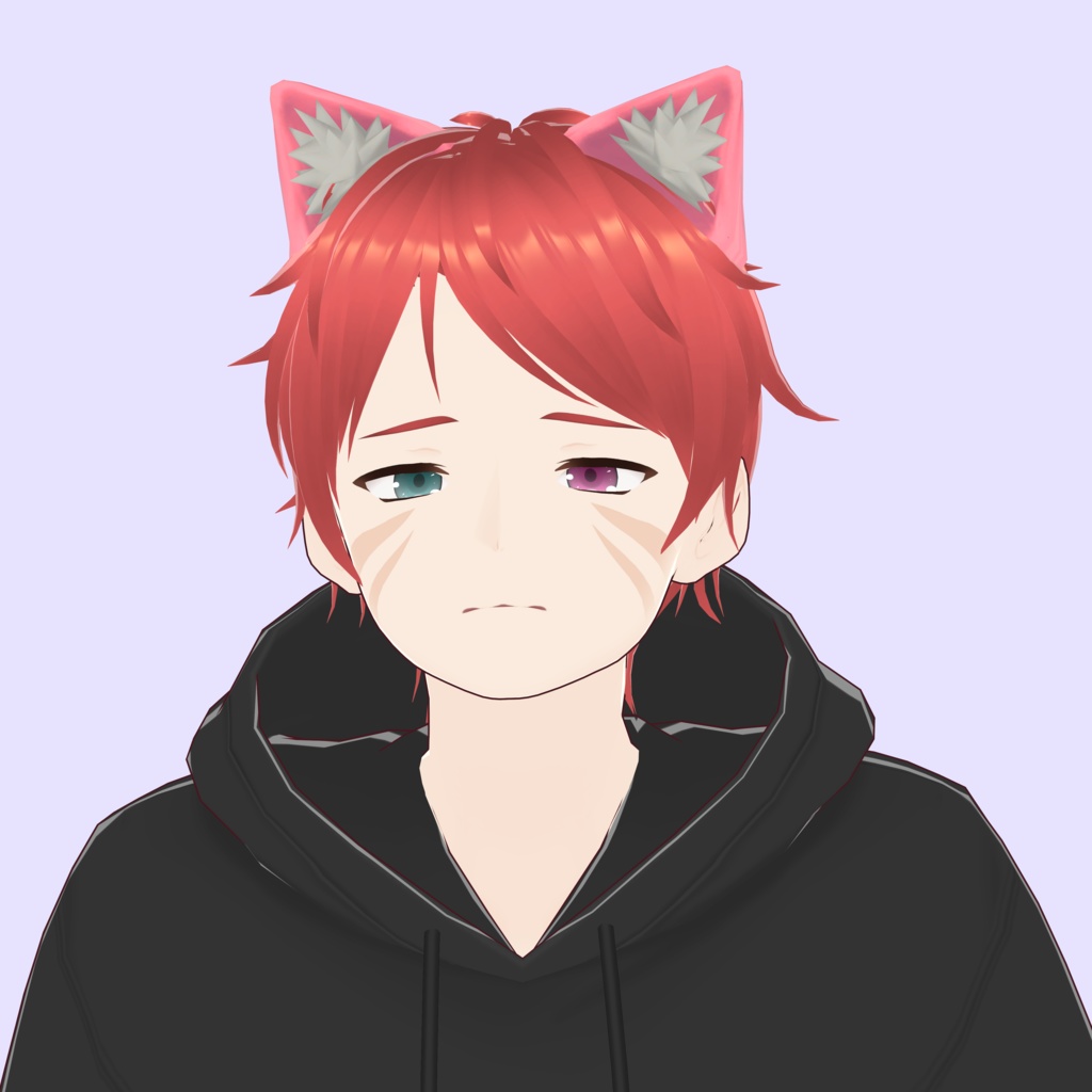 【VRoid Avatar】(male) riku_akagi 赤城 璃空