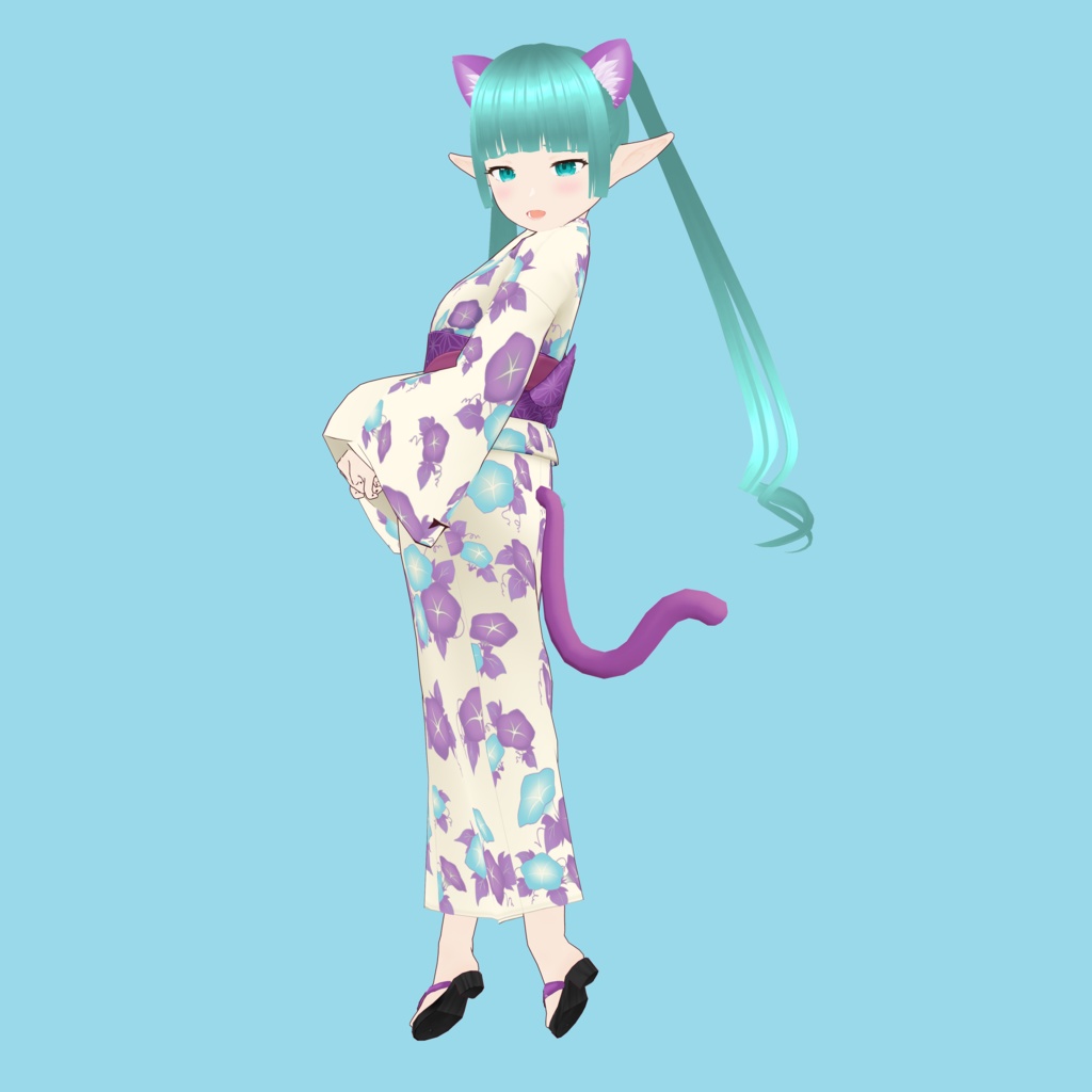 【VRoid Avatar】(female) mei_izumo_yukata 出雲 芽生(浴衣)