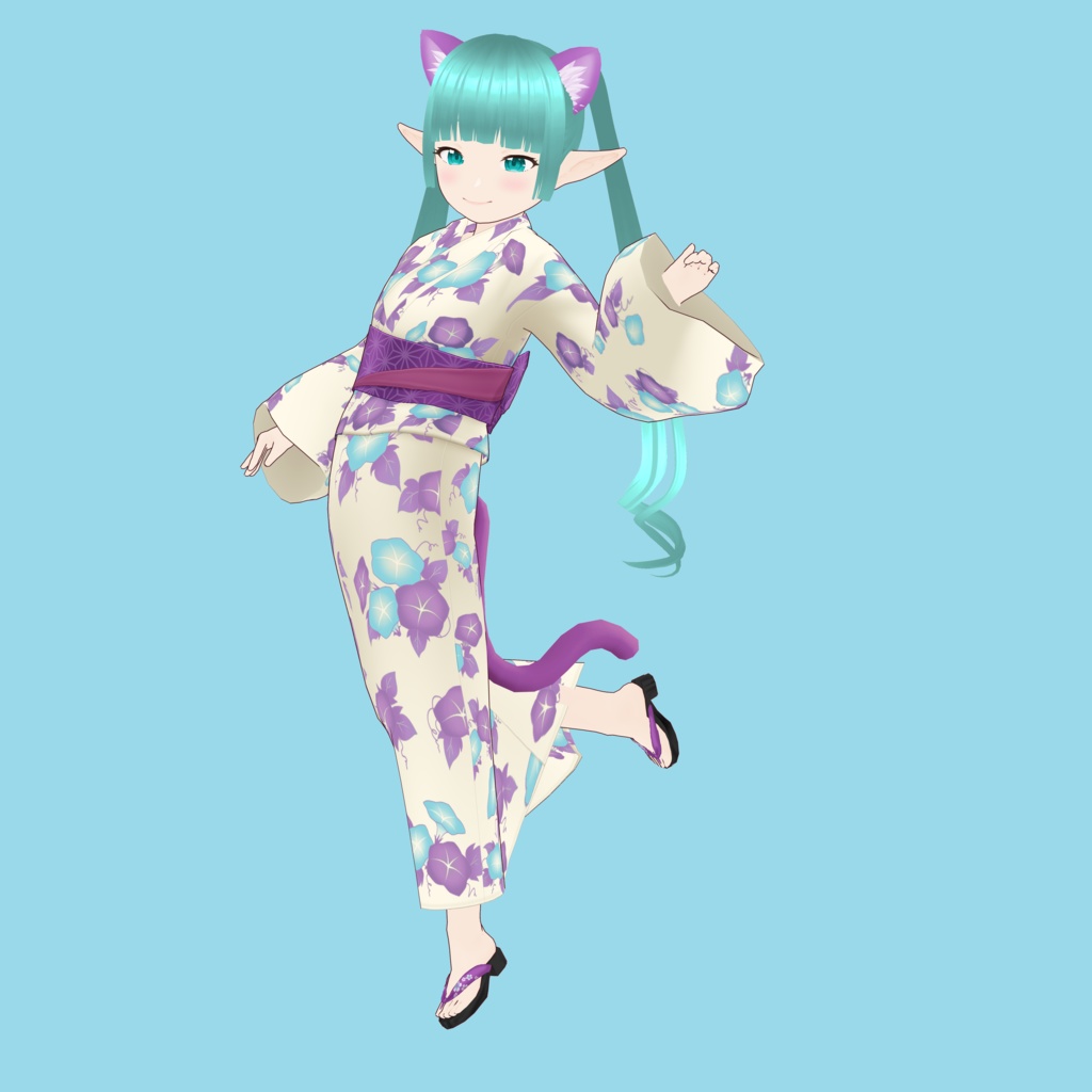 【VRoid Avatar】(female) mei_izumo_yukata 出雲 芽生(浴衣)