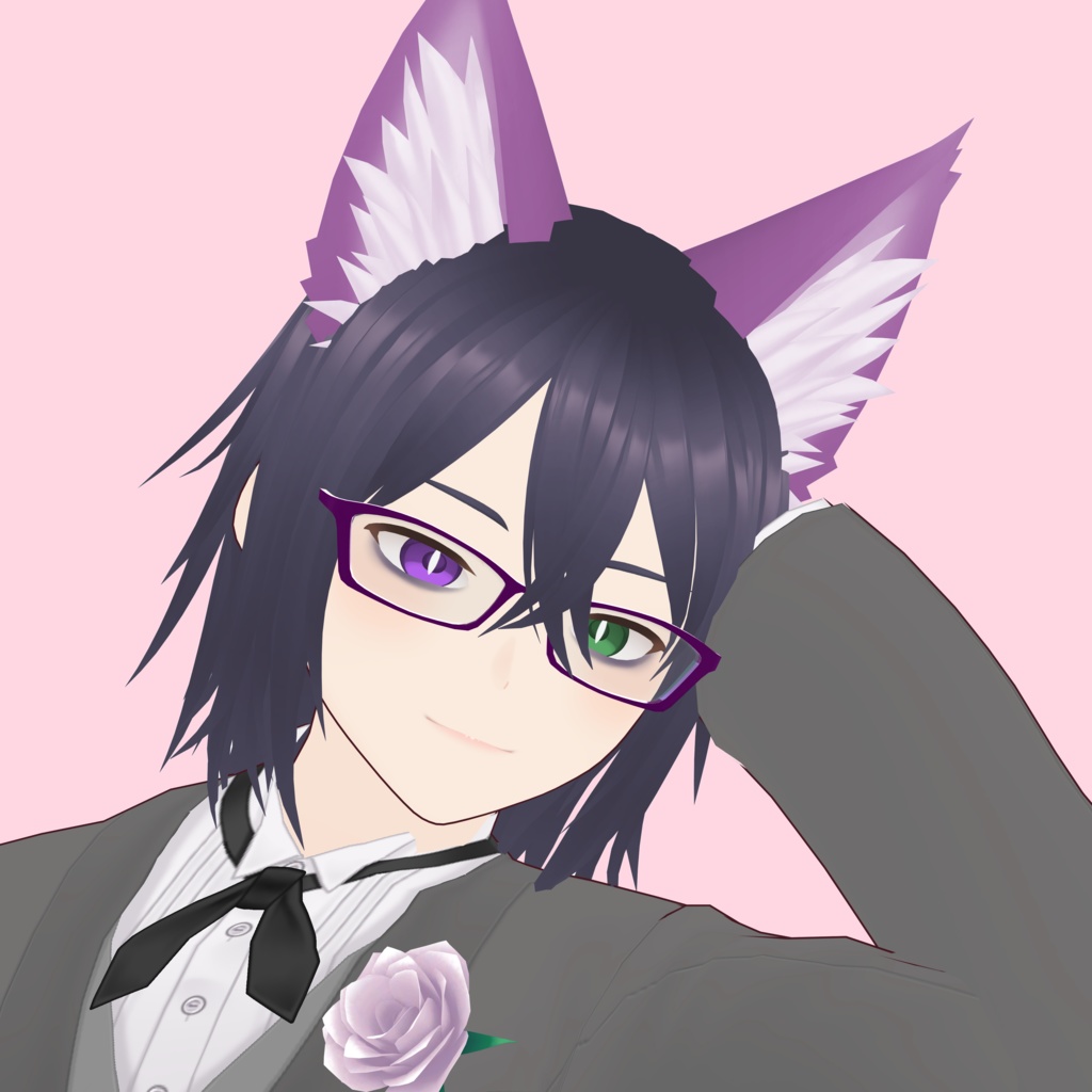 【VRoid Avatar】(male) ryuto_yaotome_fox 八乙女 琉人（きつね）