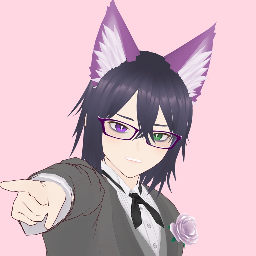 【VRoid Avatar】(male) ryuto_yaotome_fox 八乙女 琉人(きつね)