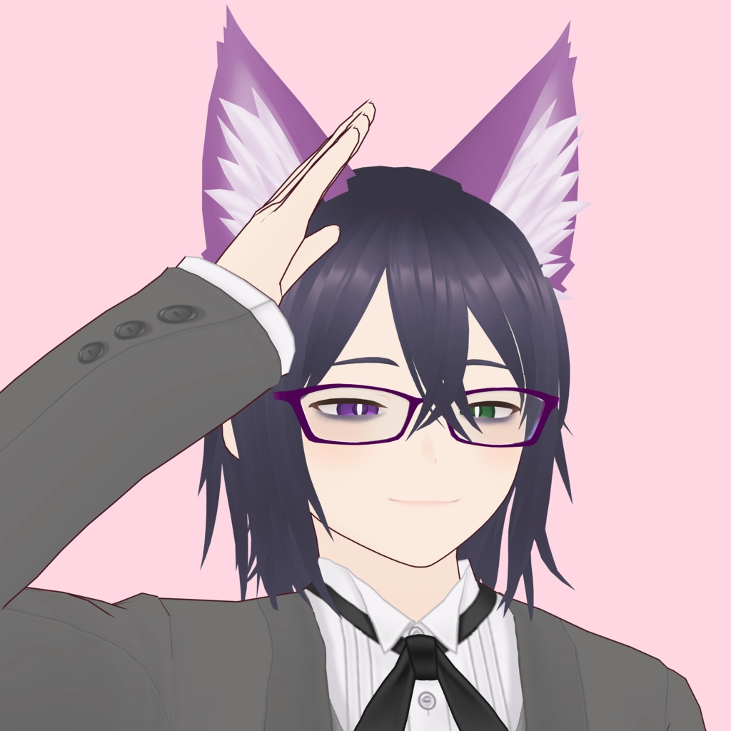 【VRoid Avatar】(male) ryuto_yaotome_fox 八乙女 琉人(きつね)