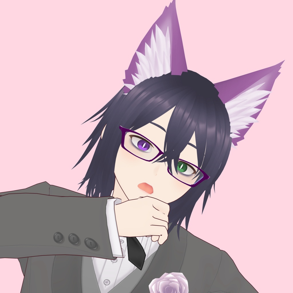 【VRoid Avatar】(male) ryuto_yaotome_fox 八乙女 琉人(きつね)