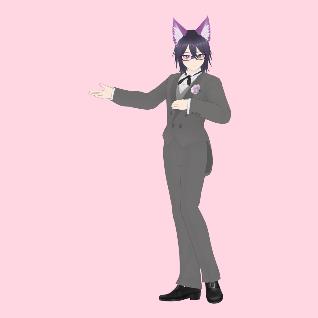【VRoid Avatar】(male) ryuto_yaotome_fox 八乙女 琉人(きつね)