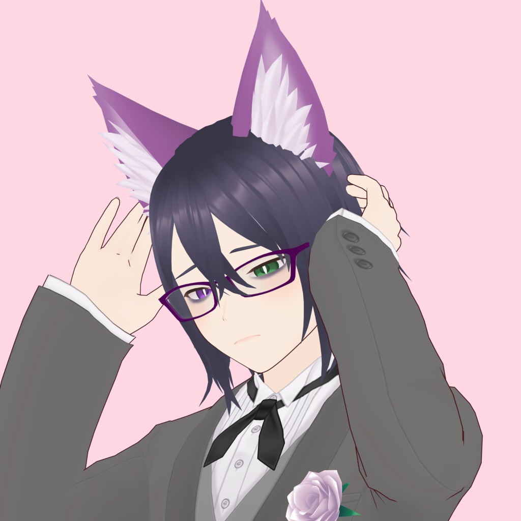 【VRoid Avatar】(male) ryuto_yaotome_fox 八乙女 琉人(きつね)