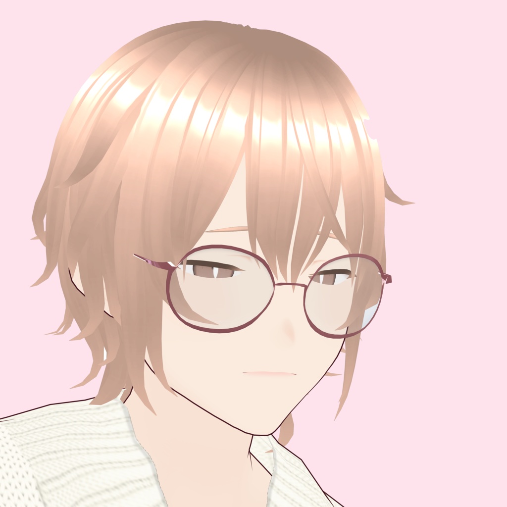 【VRoid Avatar】(male) yuito_yana_megane 矢名 唯斗 (眼鏡)