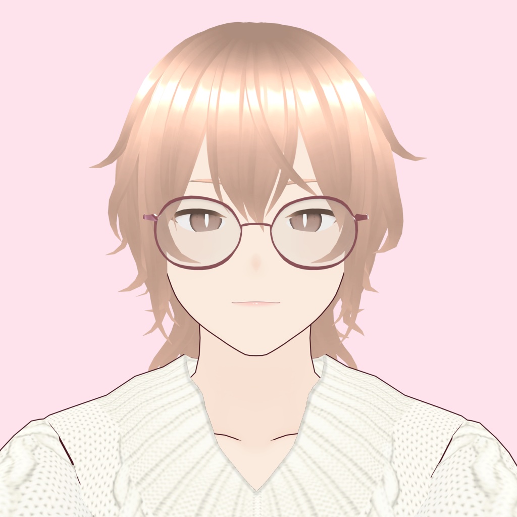 【VRoid Avatar】(male) yuito_yana_megane 矢名 唯斗 (眼鏡)