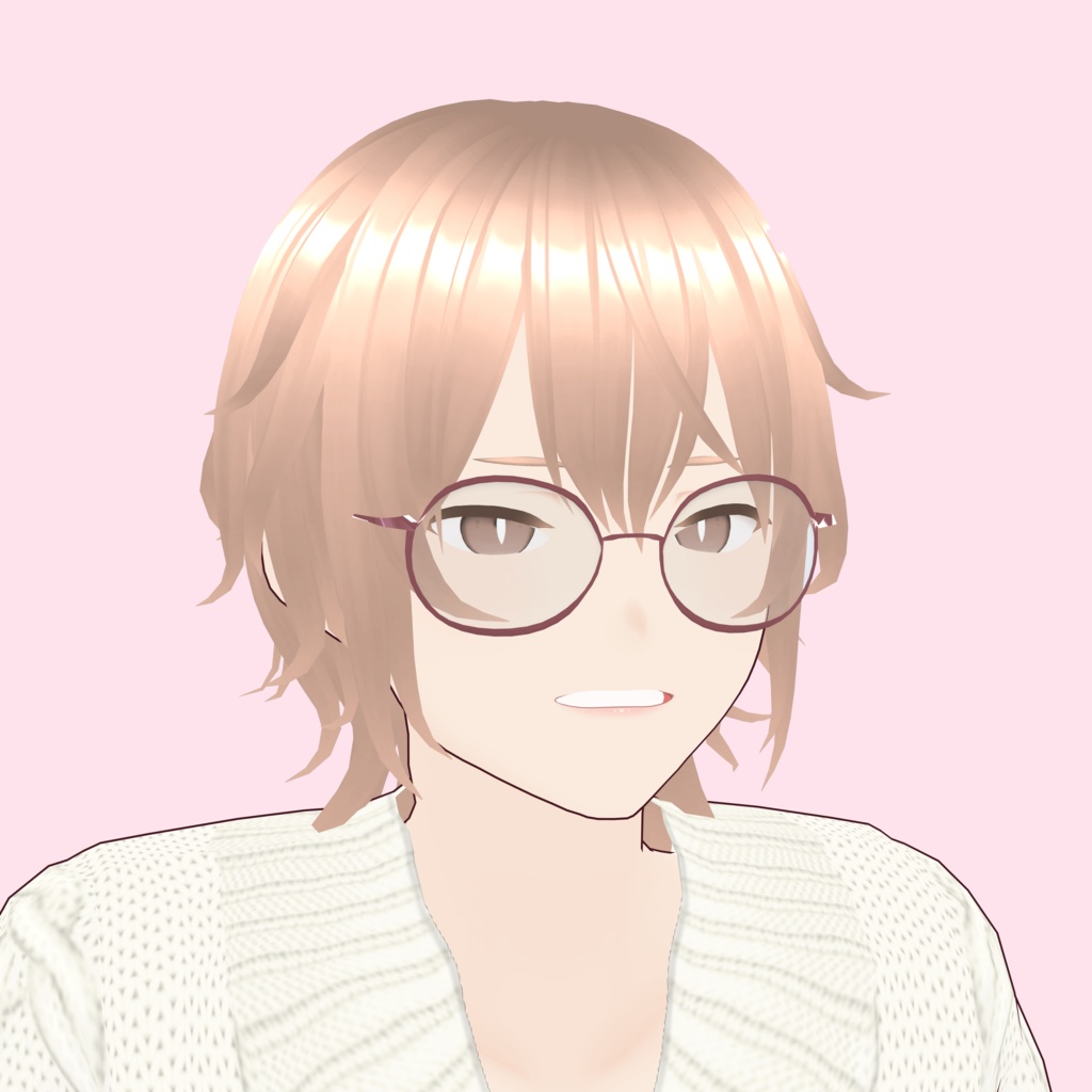 【VRoid Avatar】(male) yuito_yana_megane 矢名 唯斗 (眼鏡)