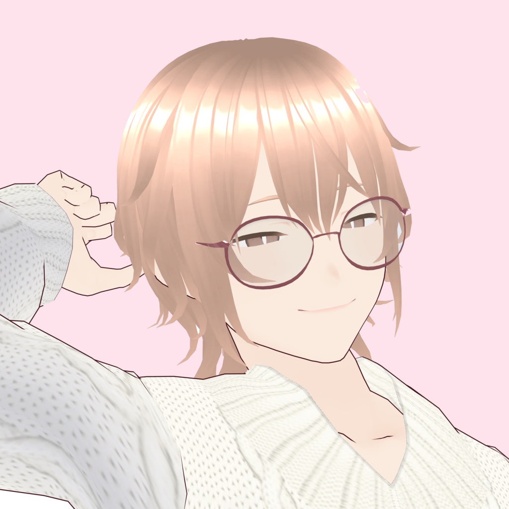 【VRoid Avatar】(male) yuito_yana_megane 矢名 唯斗 (眼鏡)