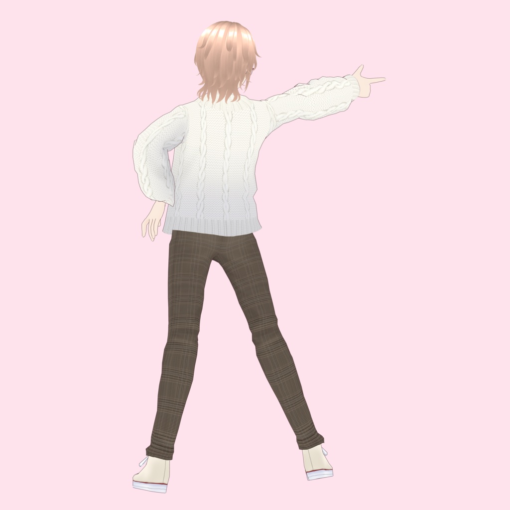【VRoid Avatar】(male) yuito_yana_megane 矢名 唯斗 (眼鏡)
