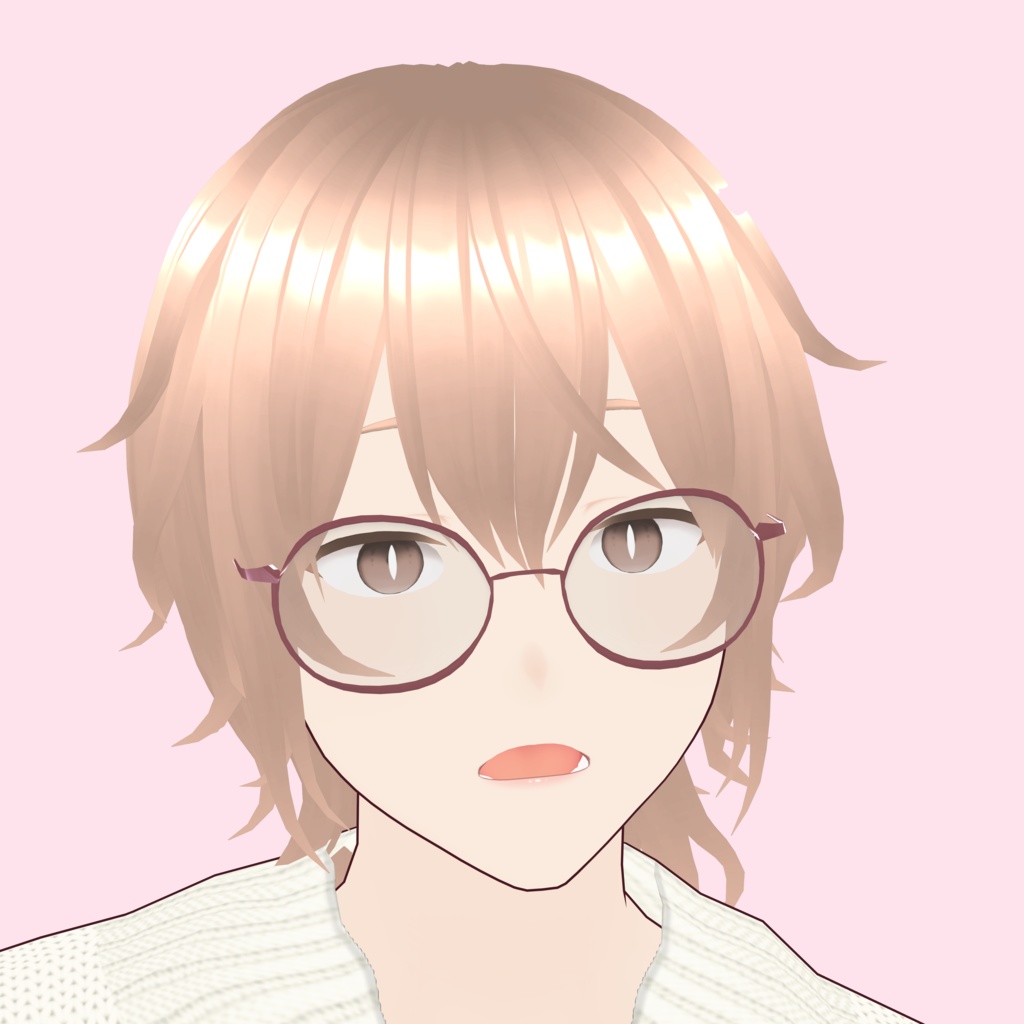 【VRoid Avatar】(male) yuito_yana_megane 矢名 唯斗 (眼鏡)