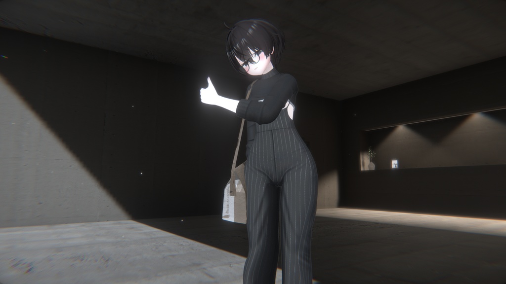 Am◯zon紙袋風ショルダーバッグ【VRChat想定】