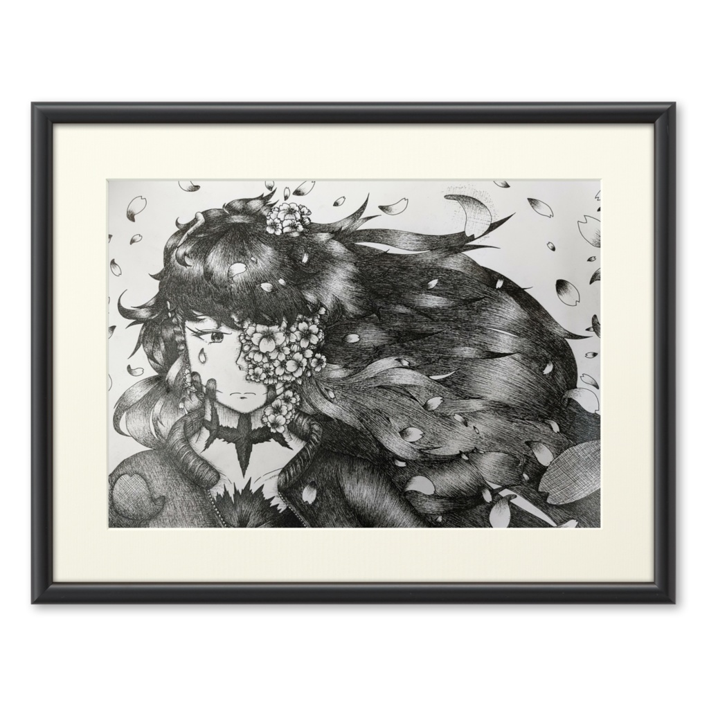 「詫桜」複製画