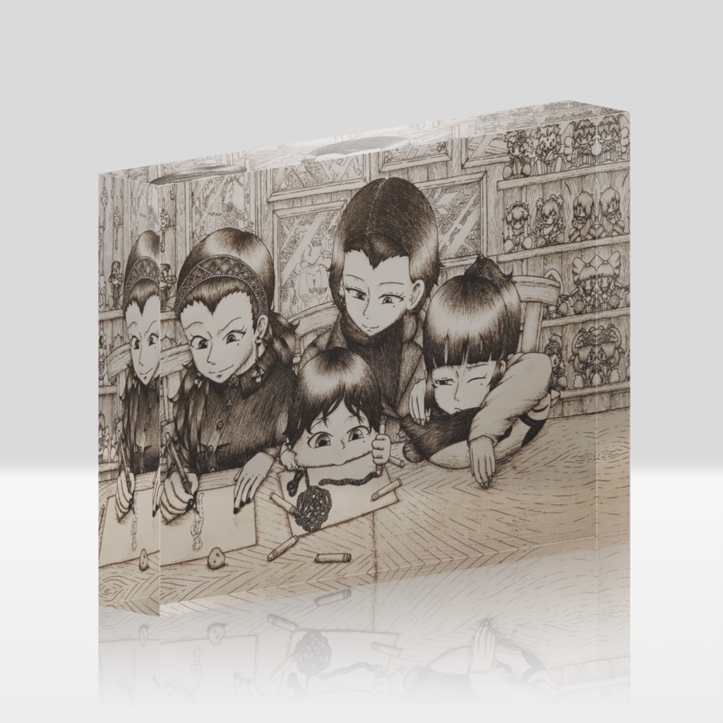 「精算」アクリルブロック
