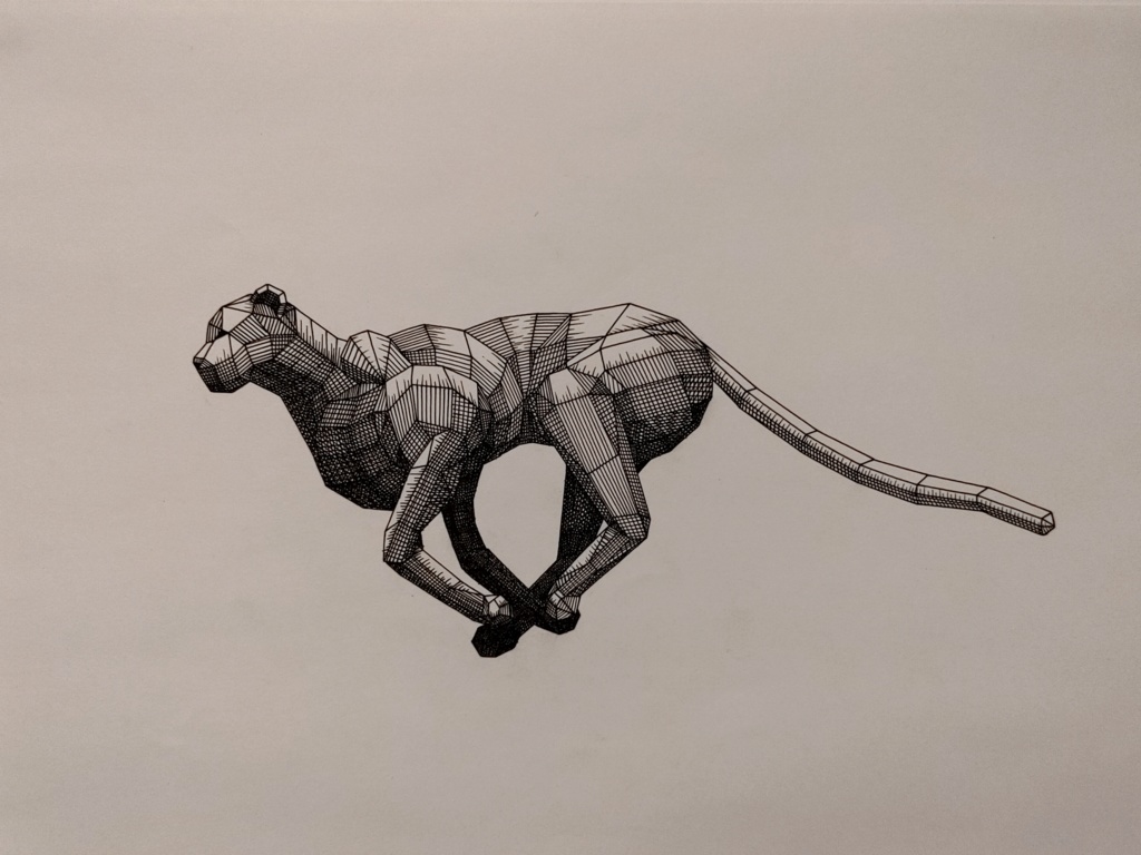 ポリゴン動物「チーター」