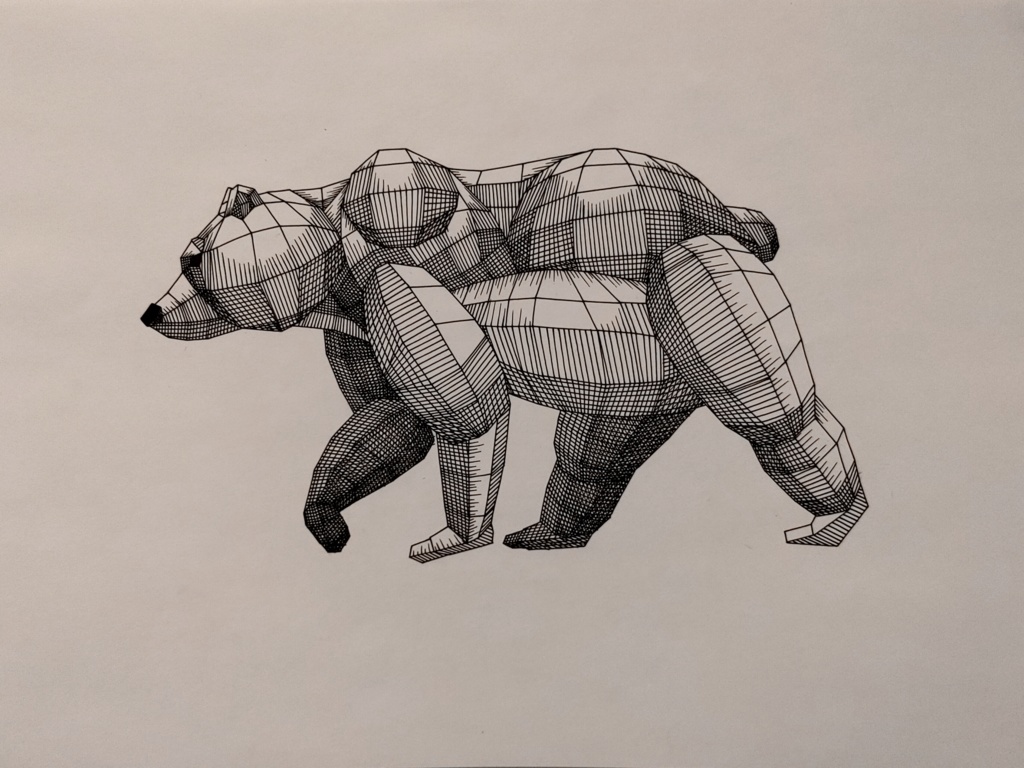 ポリゴン動物「クマ」