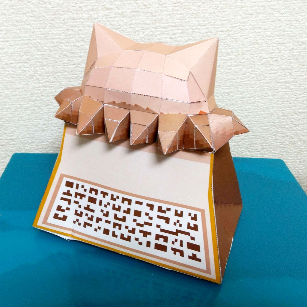 【ペーパークラフト】カツネコ