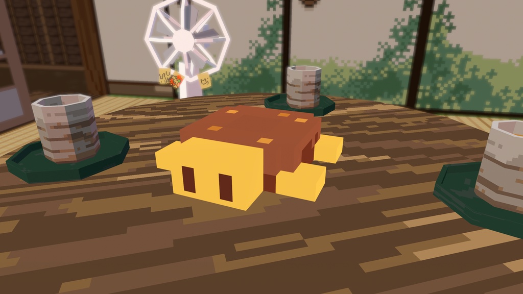 【VRChatアバター】ボクセルドーナツガメ