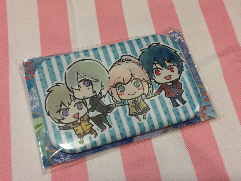 ◆現代っ子 遙か5・遙か6 下天の華 長方形缶バッジ