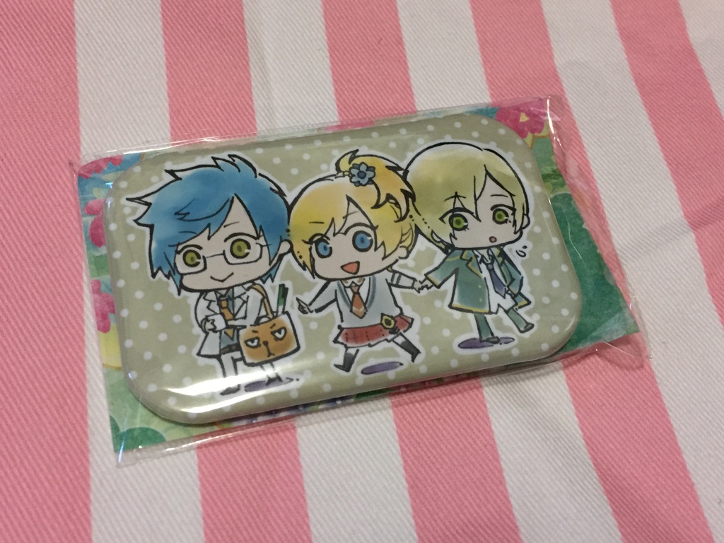 ◆現代っ子 遙か5・遙か6 下天の華 長方形缶バッジ