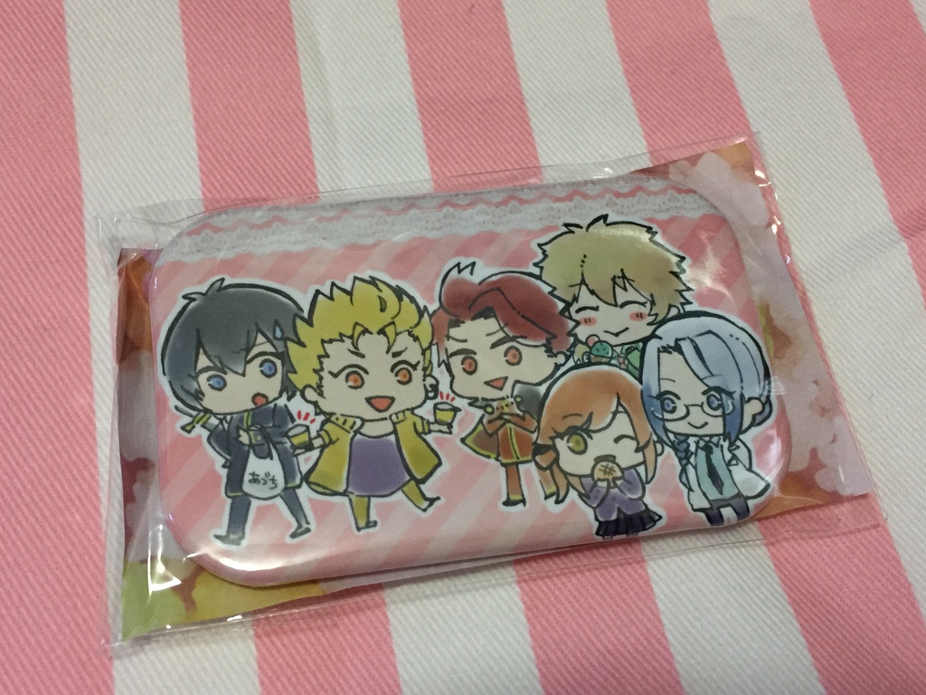 ◆現代っ子 遙か5・遙か6 下天の華 長方形缶バッジ