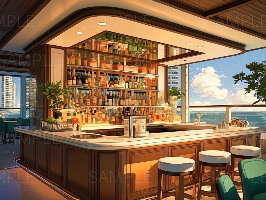 【TRPG背景素材】豪華客船 45枚パック