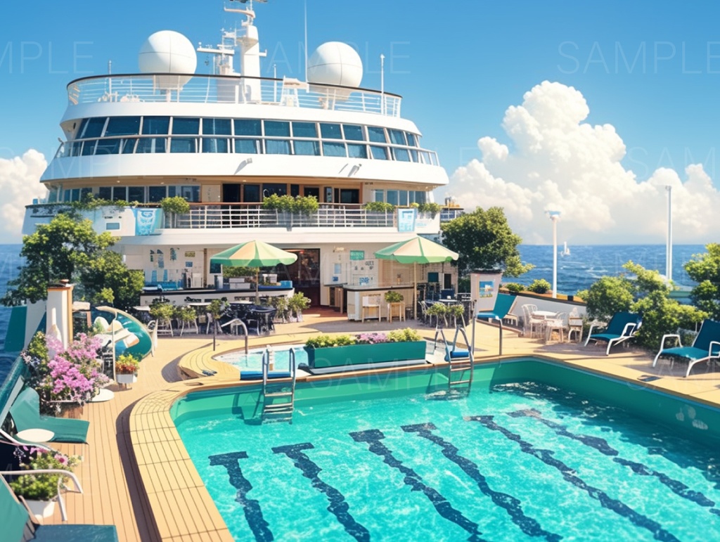 【TRPG背景素材】豪華客船 45枚パック