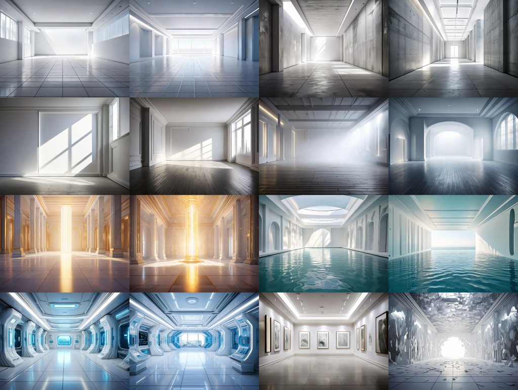 【TRPG背景素材】白い部屋 30枚パック